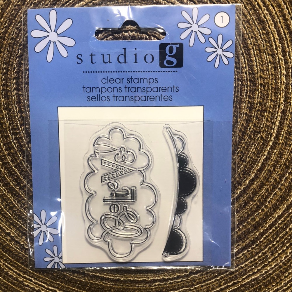 Studio G Clear Stamps Believe!